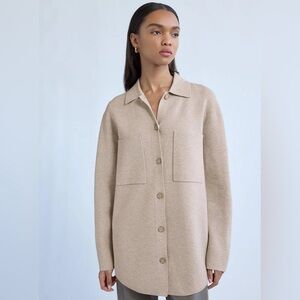 Aritzia Babaton Knit Shirt Jacket